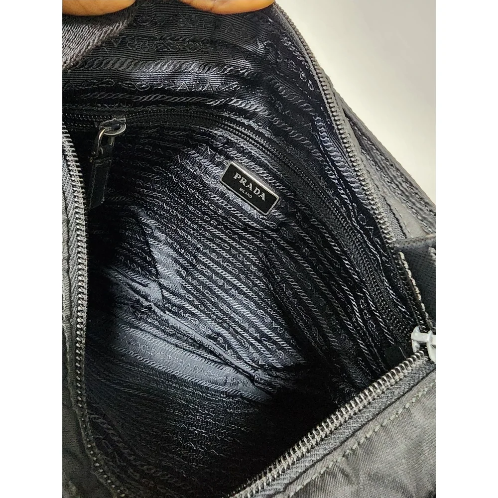Prada Front Pocket Messenger Bag Tessuto Medium